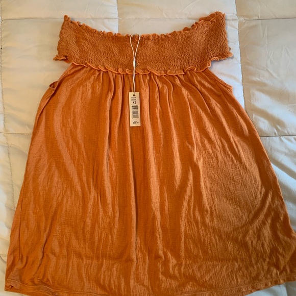 Womens Max Studio orange top - Picture 3 of 6